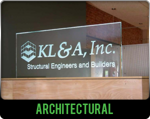 Reception Area Sign